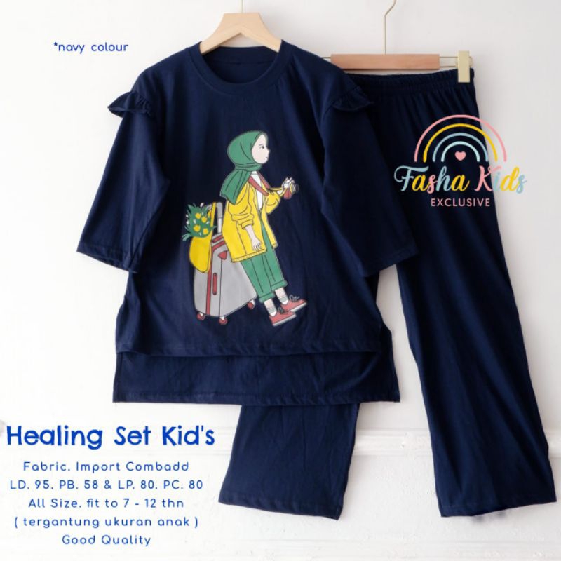 (NEW)SETELAN ANAK OOTD//'HEALING/ BY FASHA