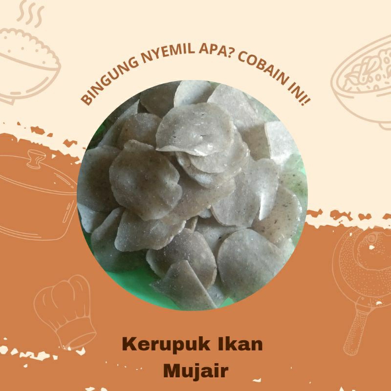 

KERUPUK IKAN MUJAIR MENTAH HOME MADE