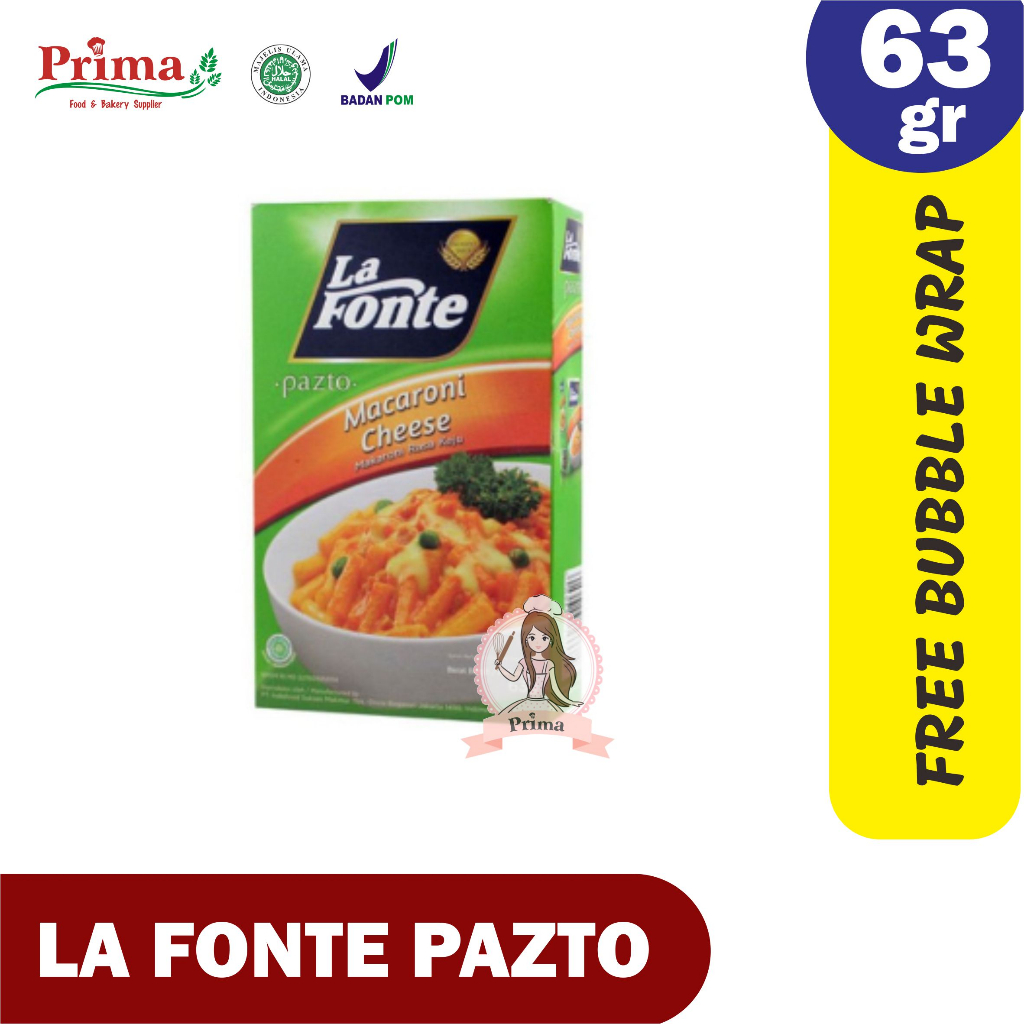 

La fonte pazto makaroni keju 63gr