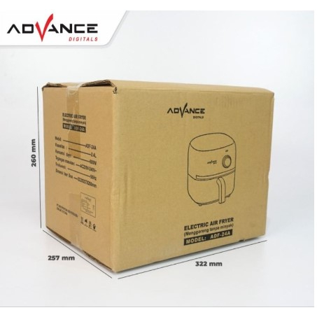 Air fryer digital Advance ADF-24A Menggoreng Tanpa Minyak 600W