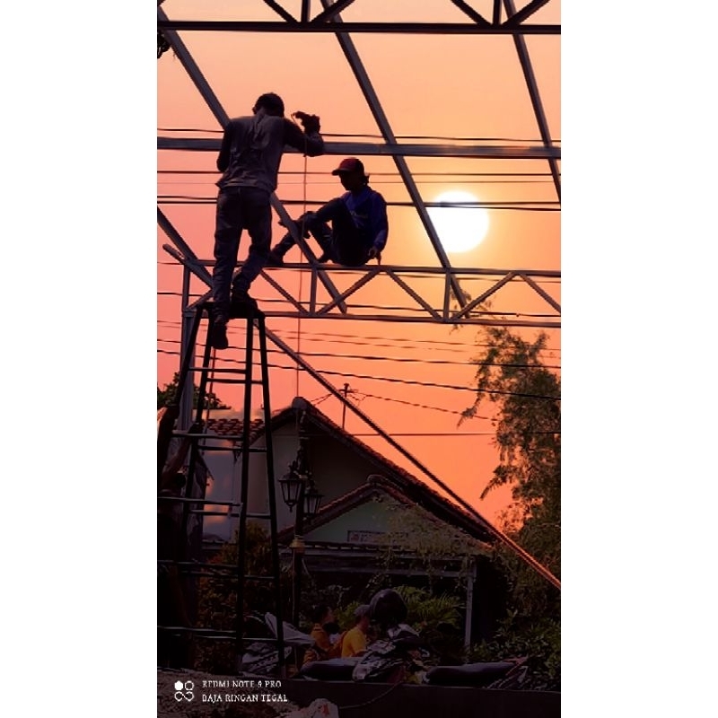 Kanopi Baja Ringan Atap Galvalum