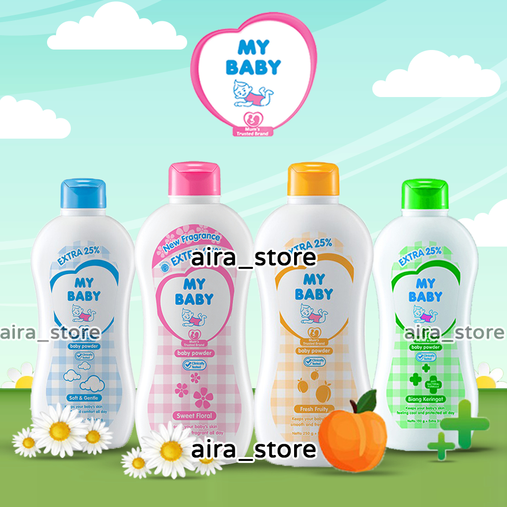 My Baby Powder Bedak Bayi - 150 Gram Extra 25gr