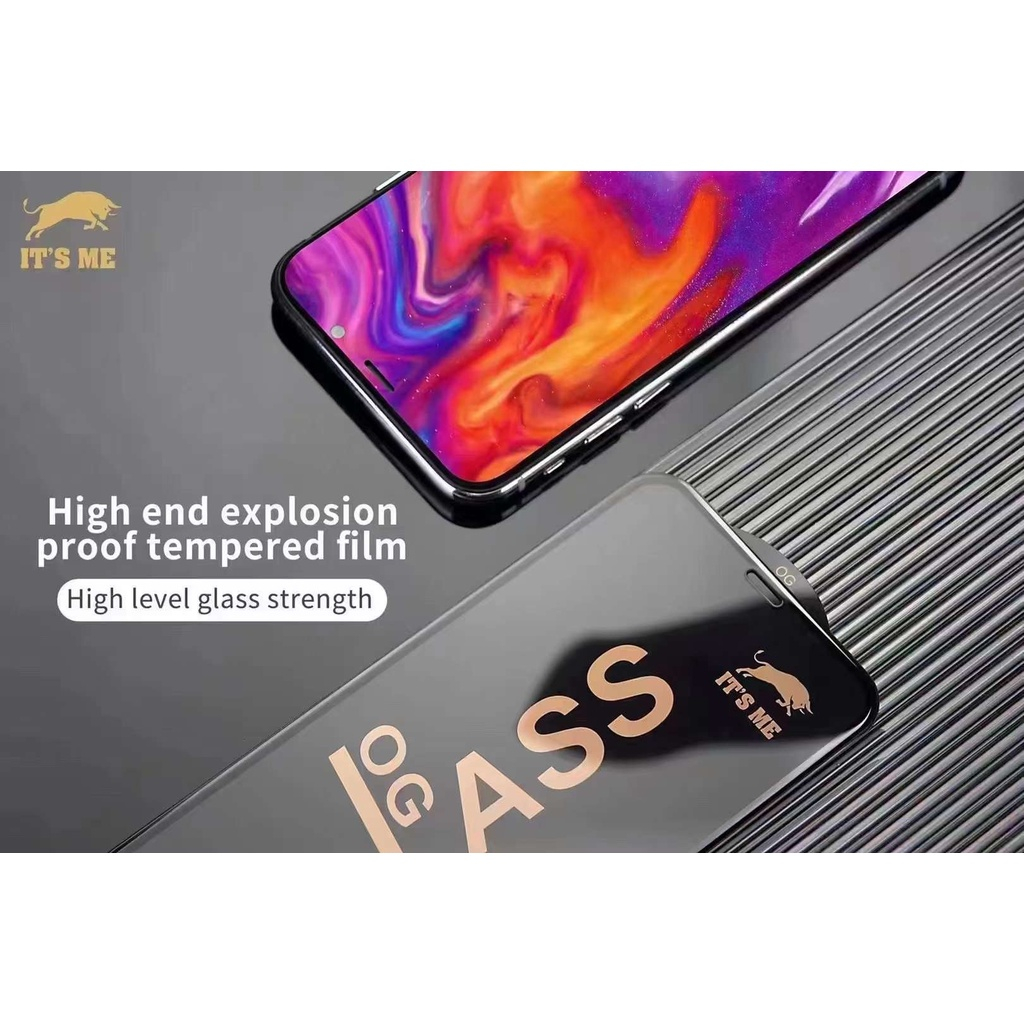 Tempered Glass Vivo Y02 Y16 Y55S Y75 5G Anti Gores OG It's Me HD+ Kaca Full Layar