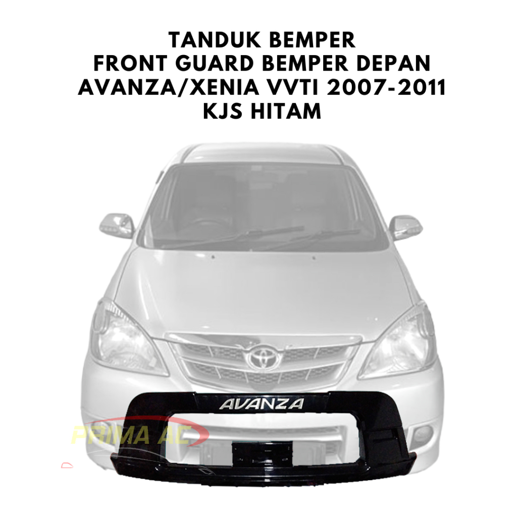 TANDUK BEMPER FRONT GUARD BEMPER DEPAN AVANZA/XENIA VVTI 2007-2011 KJS HITAM