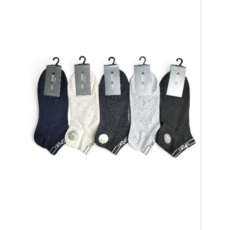 Sepasang Kaos Kaki Sport Fashion Korea Unisex Semata Kaki