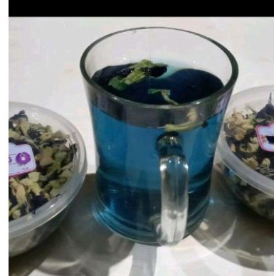 

tea bunga Telang kering organik