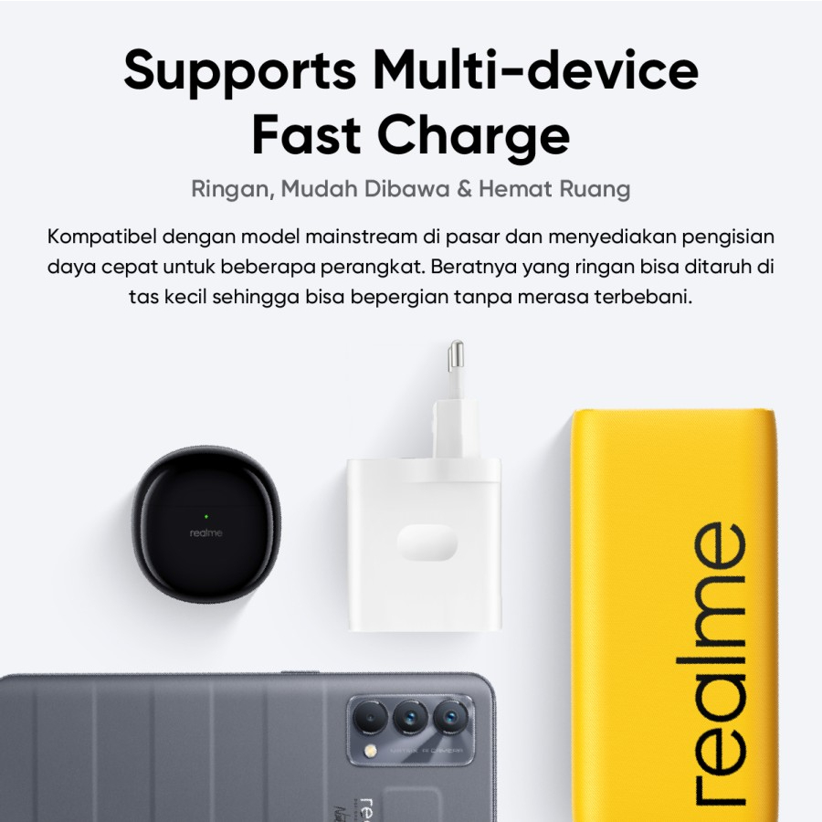 Charger Realme Original 18W Power Adapter Quick Charge RESMI