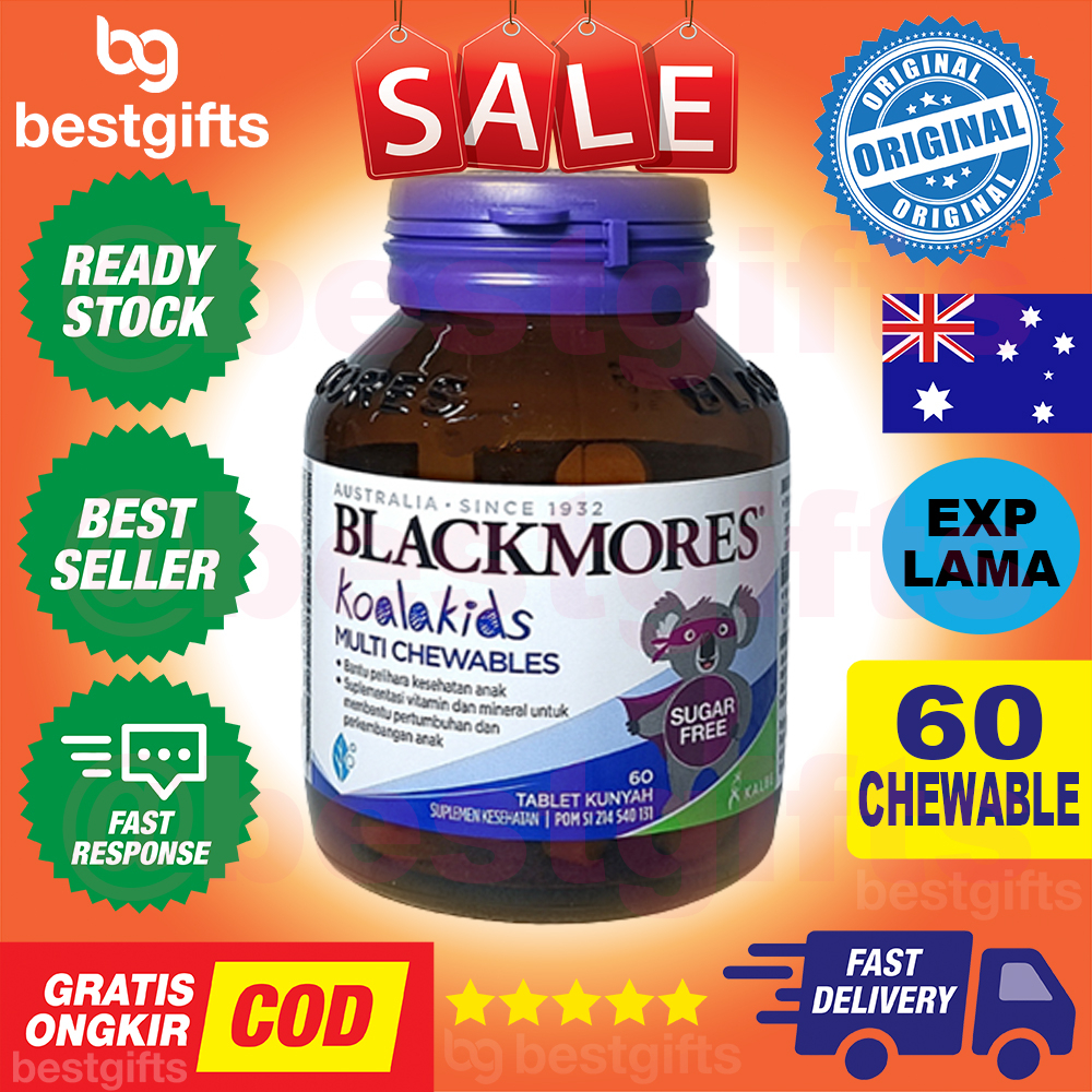 BLACKMORES KOALA KIDS MULTI CHEWABLE MULTIVITAMIN ANAK 60 TABLET KUNYAH