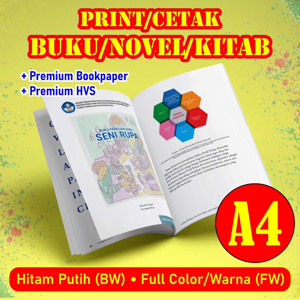 

PRINT CETAK DOKUMEN, BUKU, NOVEL, KITAB, DOCUMENT Ukuran Size A4