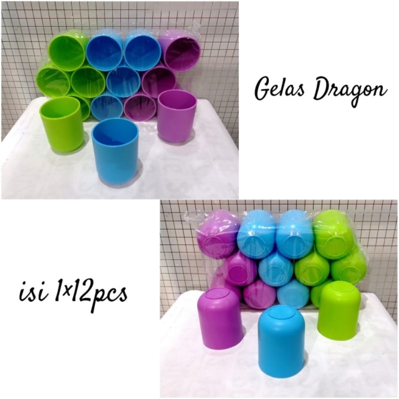 Gelas Plastik Warna Warni