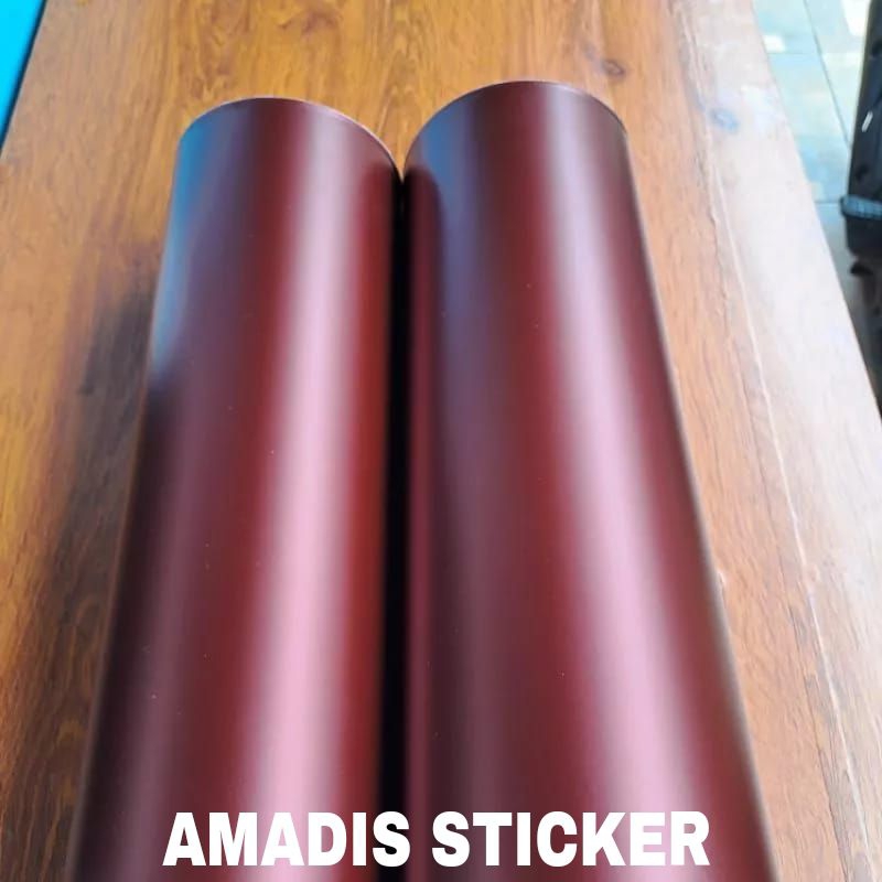 STIKER SKOTLET DARK RED DOF CCOTLITE MOTOR MERAH TUA DOF STIKER WARNA MERAH TUA