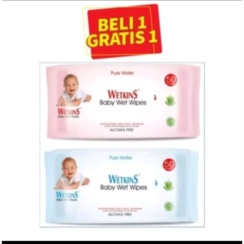 WetKins Tissue basah Tissue Bayi