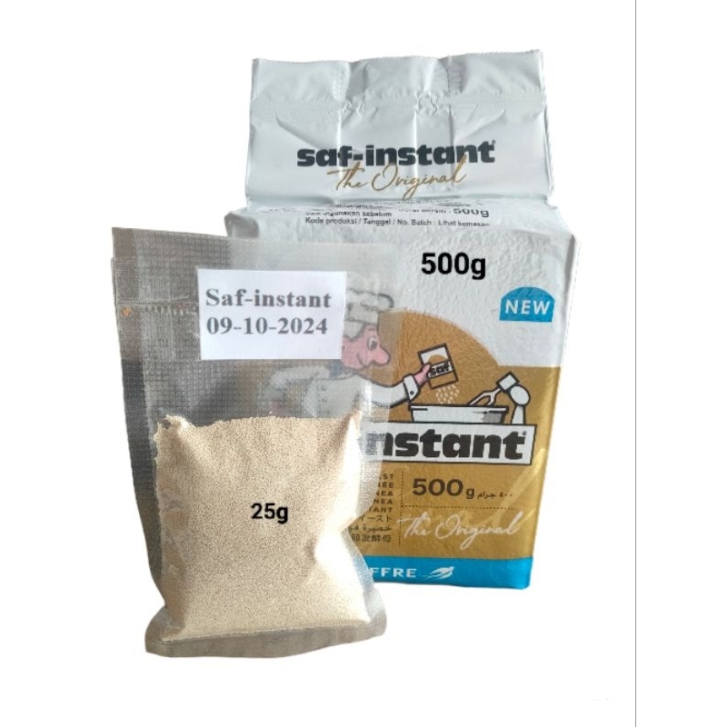 saf instant gold ragi kering 25 gr