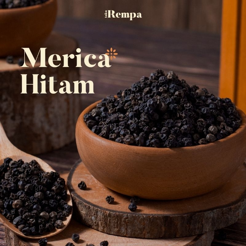 

Merica Hitam / Lada Hitam Butir Biji / Black Pepper Seed 100gr
