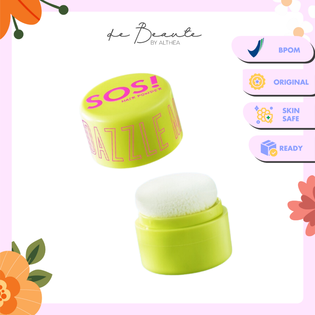 Dazzle Me SOS Hair Powder | Oil Control Rambut Lepek Mattifying Hairstyling Pomade Bedak Dry Shampoo Powder