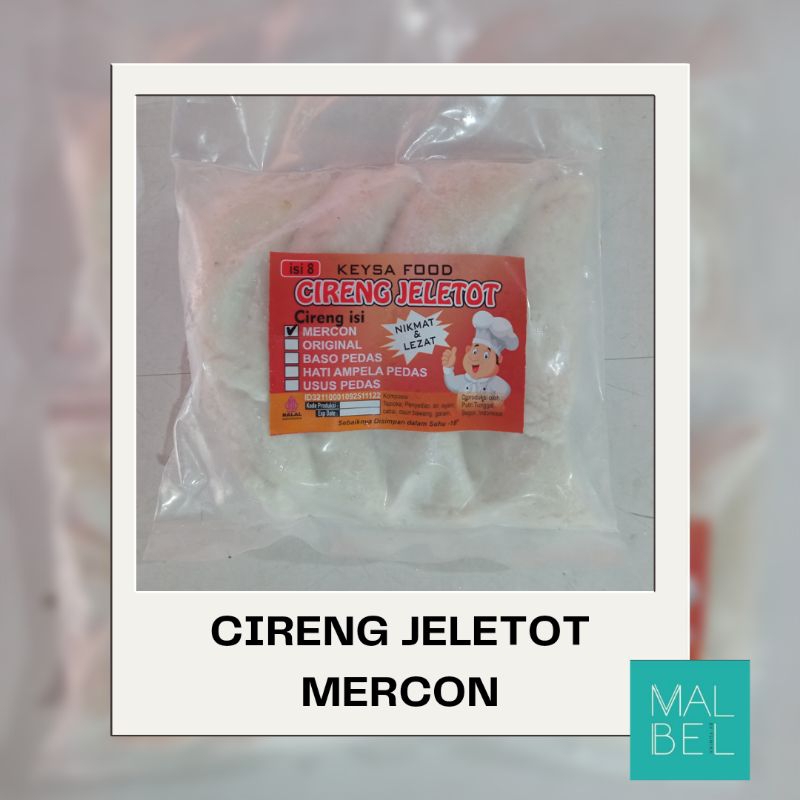 

Cireng Jeletot Mercon isi ayam suwir - Cireng pedas - Camilan sore