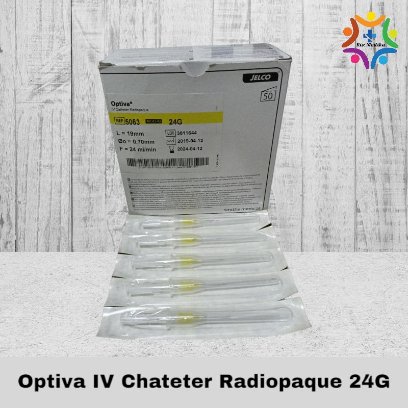 Jelco IV Cath Isi 50 Pcs Jarum Infus Anak IV Cath Radiopaque