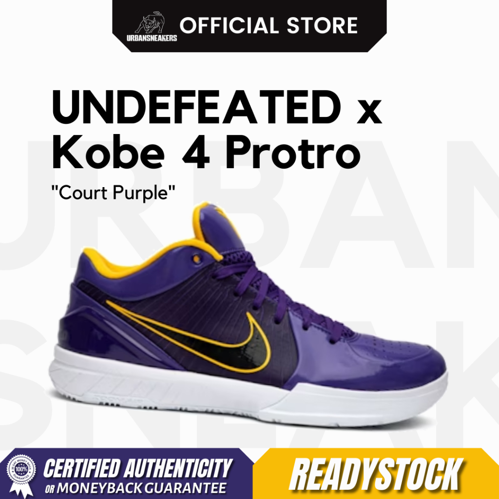 Nike Kobe 4 Protro UNDEFEATED Lakers | CQ3869 500