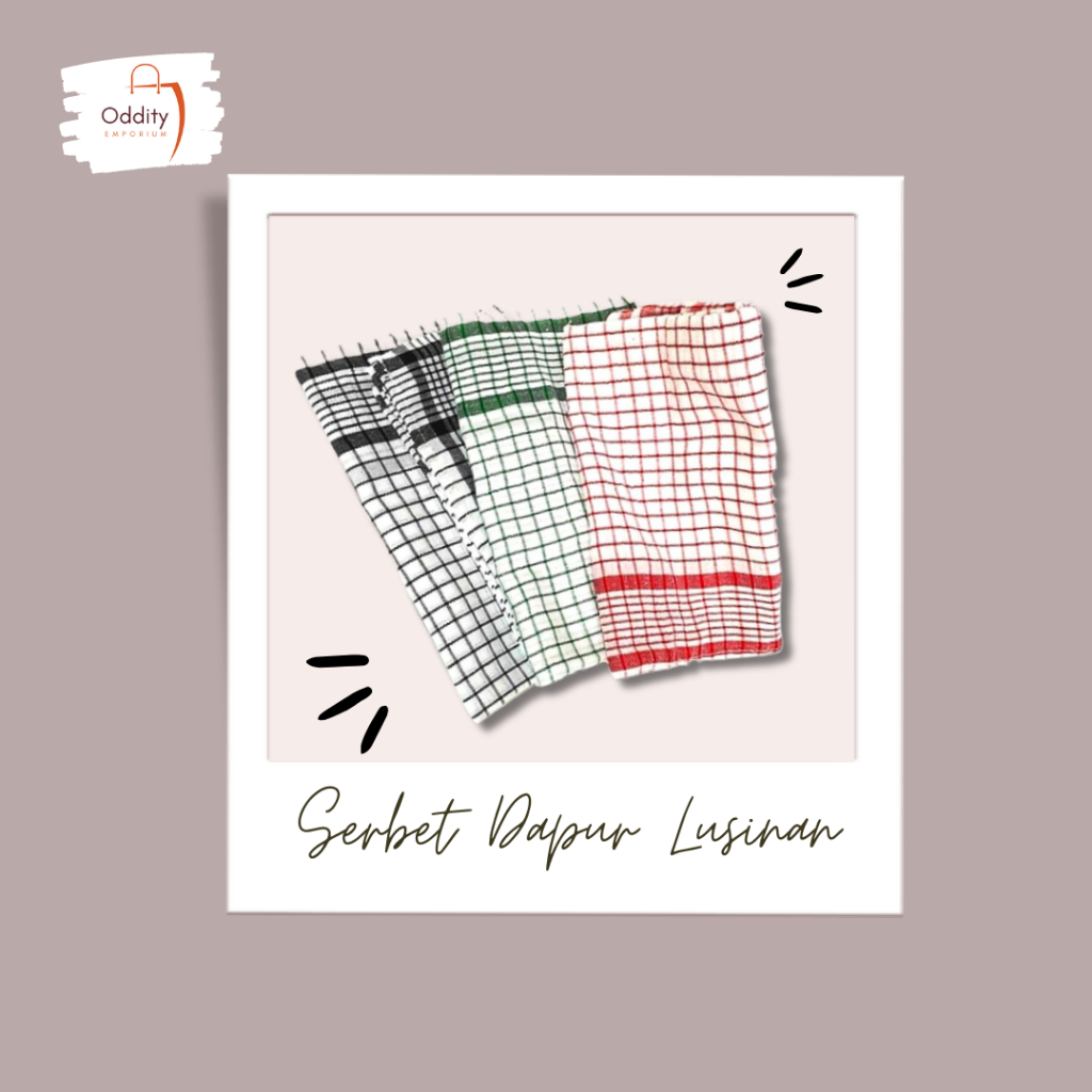 Serbet Dapur Lusinan - Serbet Serbaguna