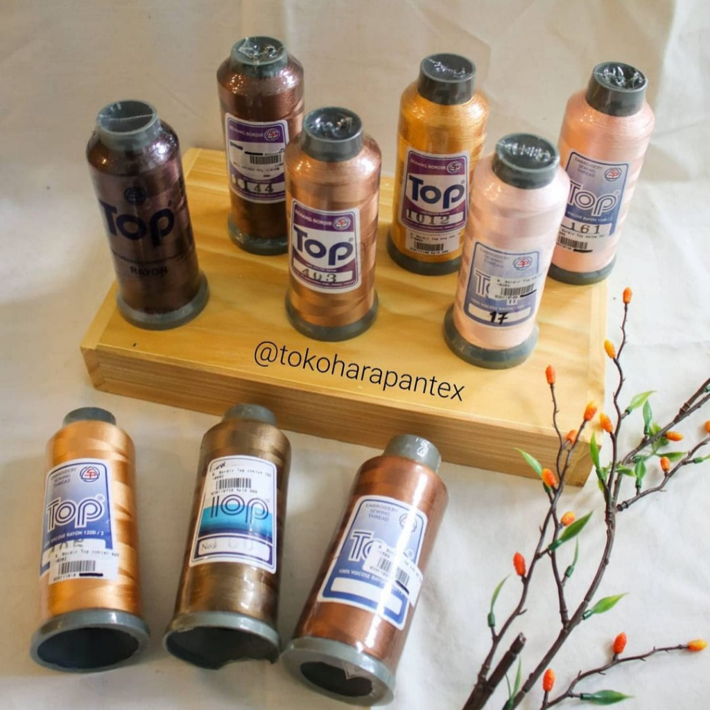 Benang Bordir Top Dijual 1 Rol Benang Bordir Gambar Dikain