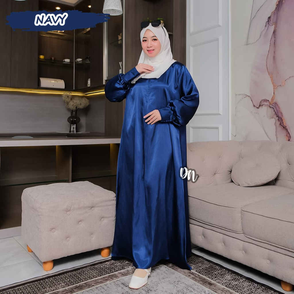 KARINA DRESS CARDENZA SILK SIMAR KILAP MEWAH GAMIS PESTA WANITA SYARI OOTD FASHION TERKINI