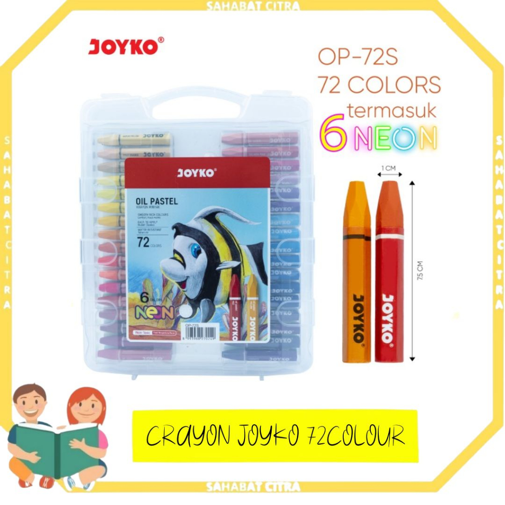 

CRAYON JOYKO / TITI 72 COLOUR 蜡笔