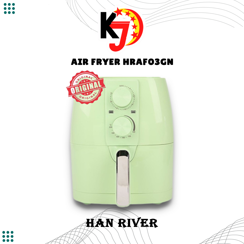 HAN RIVER Air Fryer HRAF03GN Tombol Mekanis 4L 1200W
