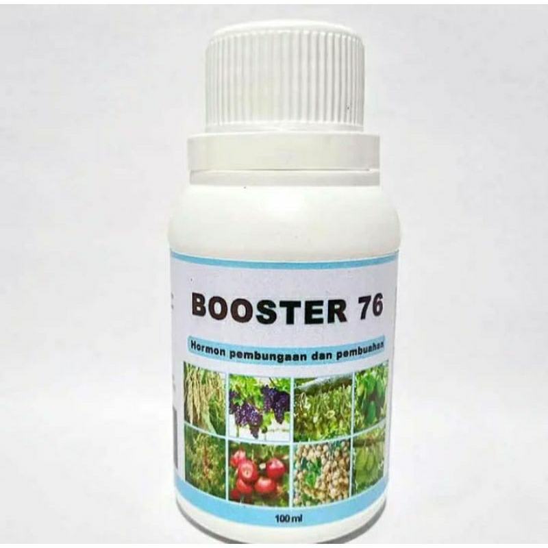 PUPUK BOOSTER 76 (100ml,250ml,500ml) PELEBAT PERANGSANG TANAMAN , HORMON TANAMAN , PENYUBUR TANAMAN