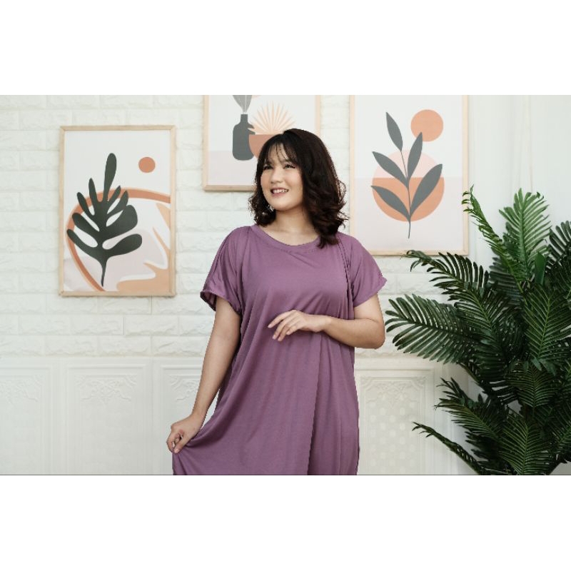 Dress daster ruffle  jumbo daster viral ruffle