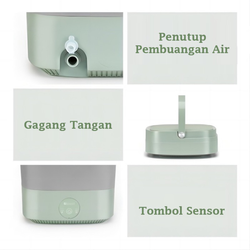 SOSEKI Mesin Cuci Mini Portable 4.5L / Mesin Cuci Portable