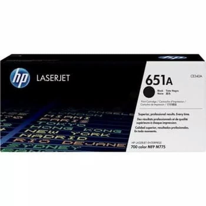 Paket Toner H P 651 A (B C M Y) LaserJet Original - PAKET PERSET