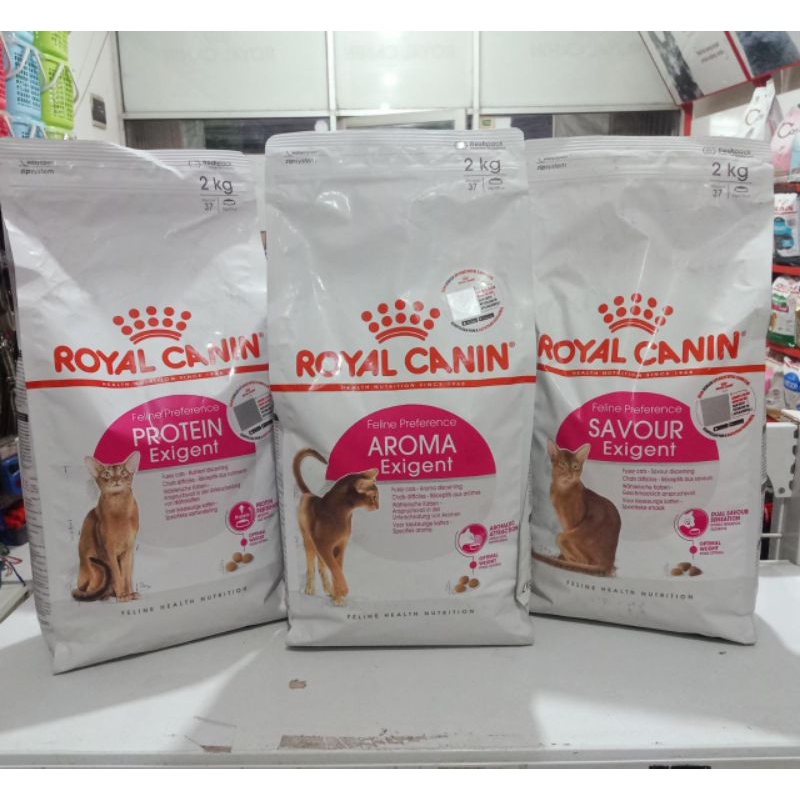 Maknan Kucing Royal Canin Exigent 2kg Aroma, Savour, Protein Rc Exigent | makanan kucing dry catfood