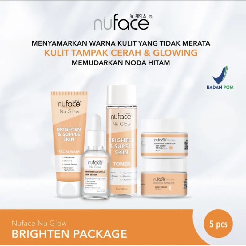 NU FACE GLOW SKINCARE PAKET 5IN1