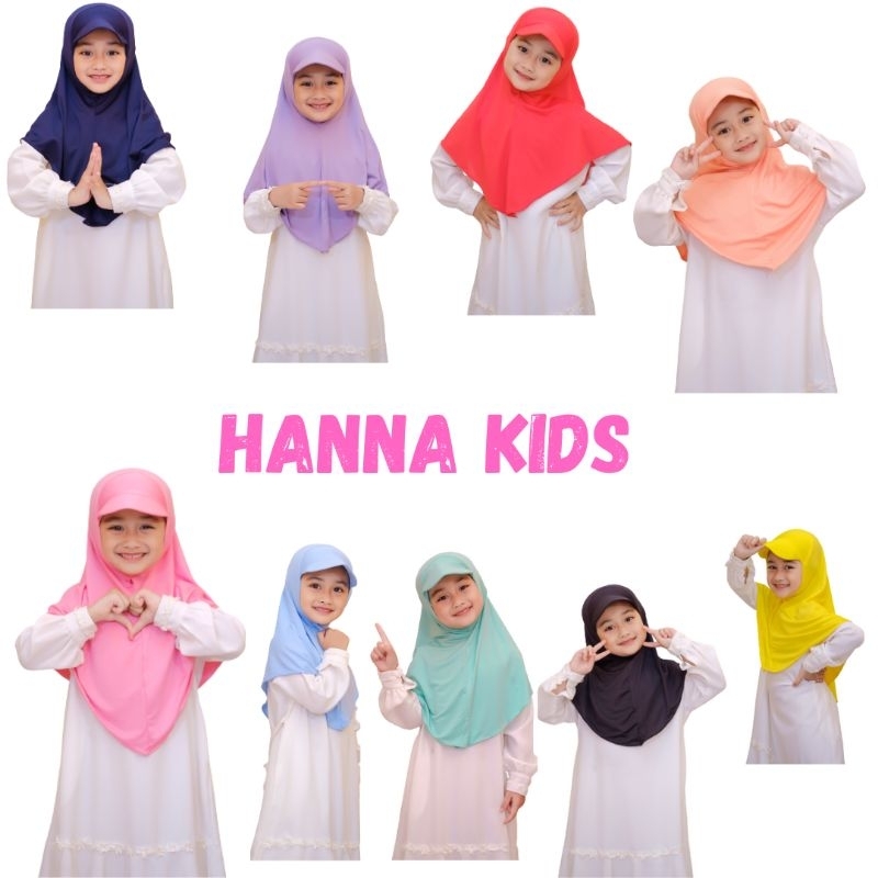 Kerudung instan Anak, Mukena Anak , Hijab Anak