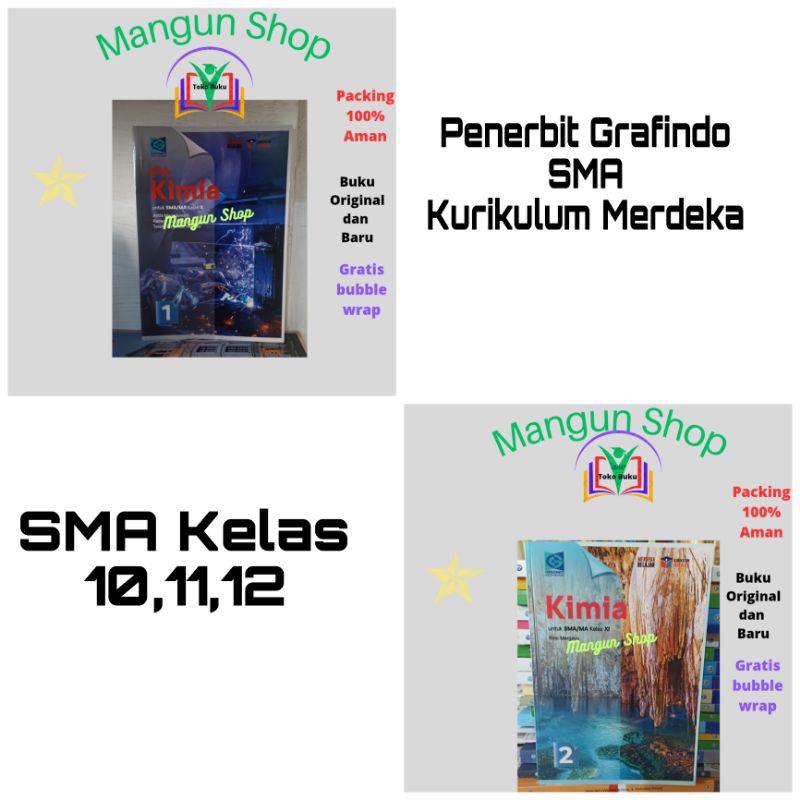 Buku IPA KIMIA Kelas 10,11,12 SMA Kurikulum Merdeka Grafindo