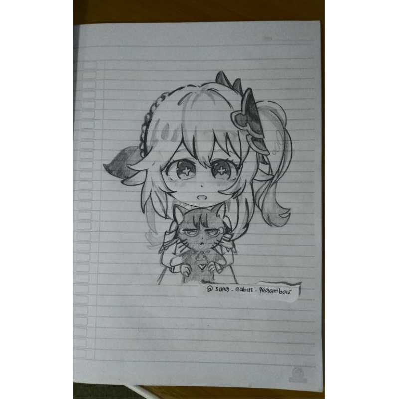 

jual sketsa gambar anime \\bisa request ✨