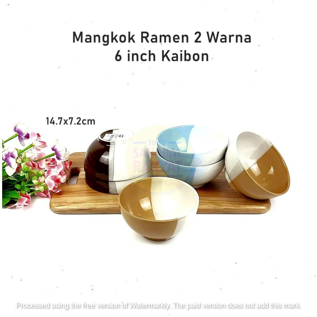 PM-Mangkok Ramen 2 Warna Kaibon 6 inch