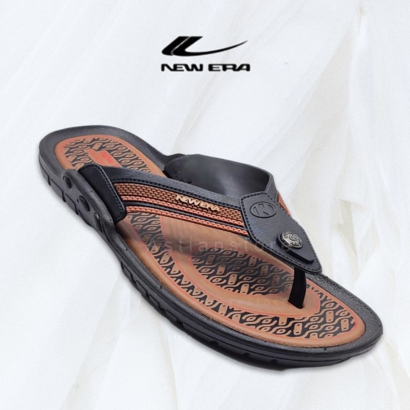 Sandal Jepit Pria Karet New Era Motif Batik