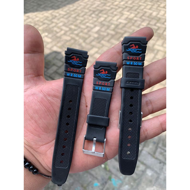 Strap tali jam tangan casio aftermarket Sport 20mm