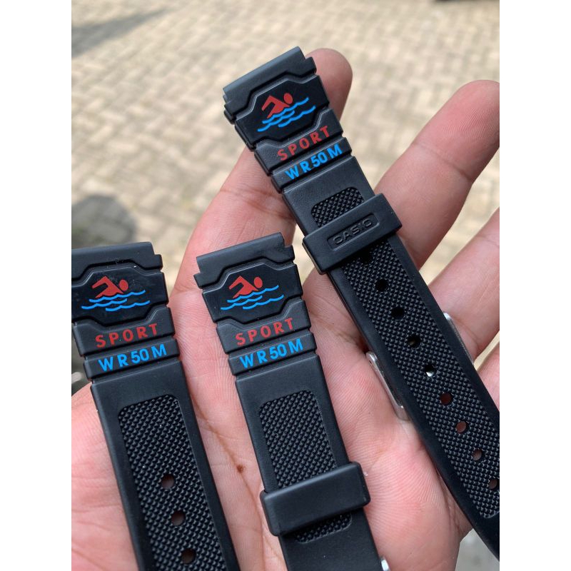 Strap tali jam tangan casio aftermarket Sport 20mm