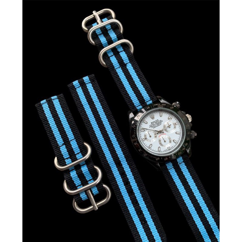 Strap tali jam tangan kanvas nato kombisani cakep 20mm