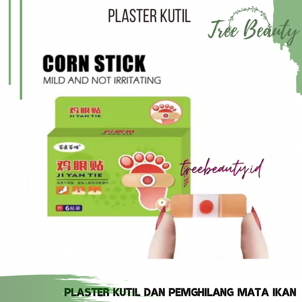 Plester Mata Ikan /Penghilang Kutil / Penghilang Mata Ikan / Kapalan / Foot Corn Removal / Jiyantie