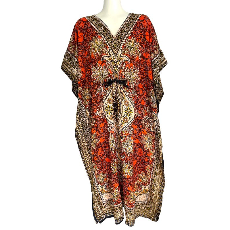 Daster Kaftan Batik / Daster Kelelawar Jumbo / Daster Kalong Batik Modern / Daster Batik Jumbo