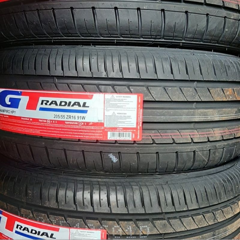 Ban GT radial 205/55R16 champiro hpy xpander ertiga dreza civic altis wuling cortez avanza xenia