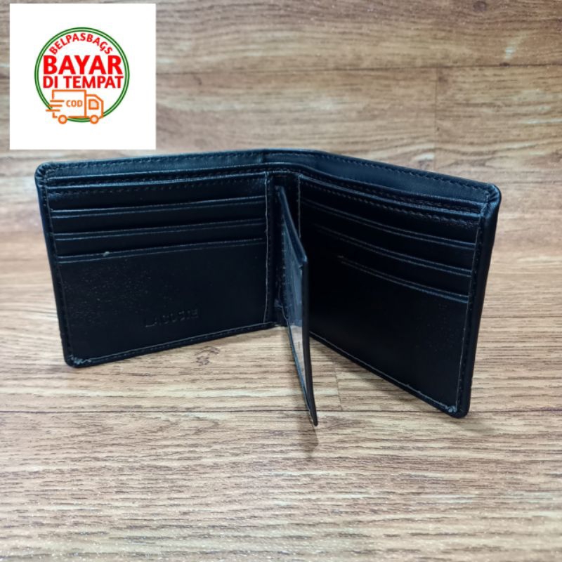 Dompet pria lipat Exclusive with box/ Dompet bahan kulit sintetis