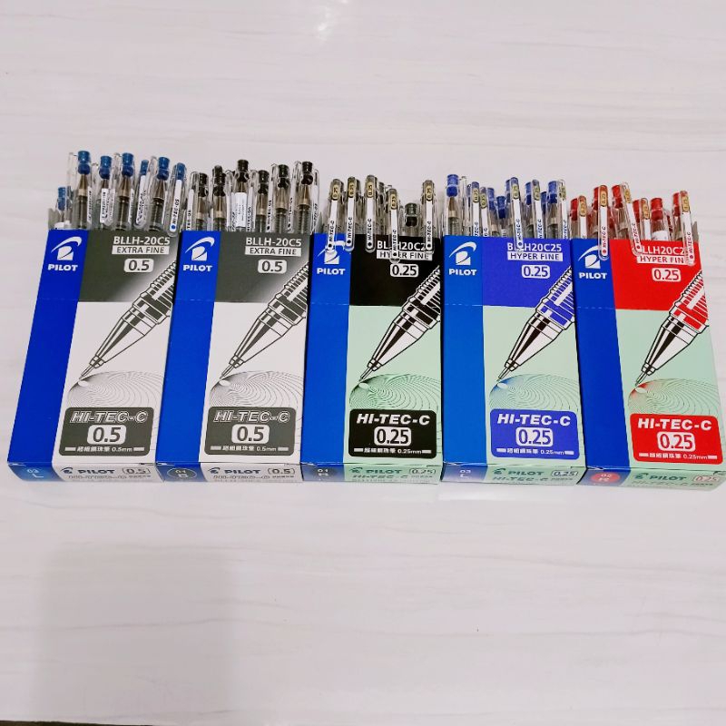 

PEN HITEC-C PILOT 0.25/0.5 ORIGINAL (1PAK/12PCS)