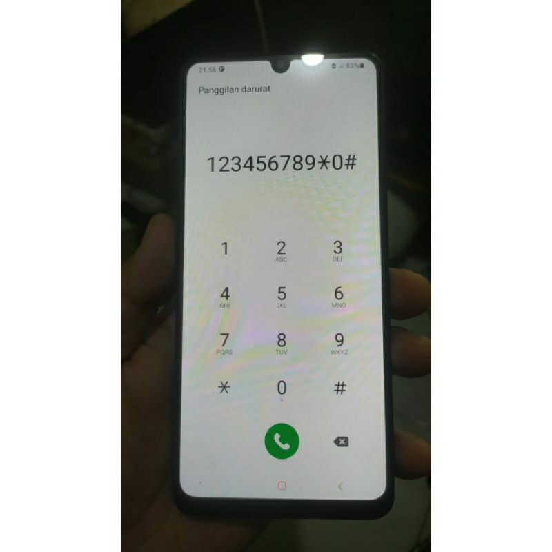 LCD samsung a22 4G original copotan normal