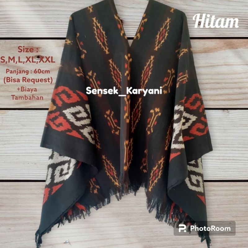 Blouse Batwing tenun Lombok