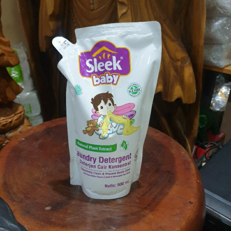 SLEEK BABY 900 ml  LAUNDRY DITERGENT  PEMBERSIH PAKAIAN BAYI