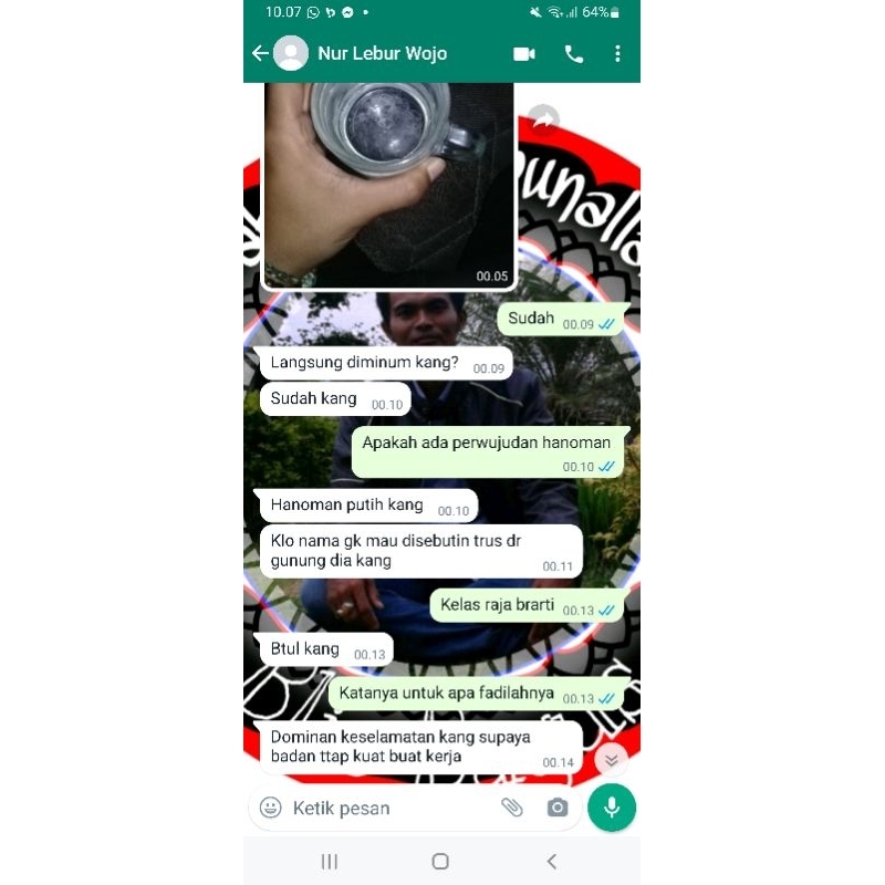 

pengisian pendamping khodam kera putih